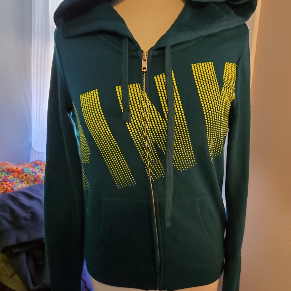 Victoria’s Secret Zip Up Hoodie Teal